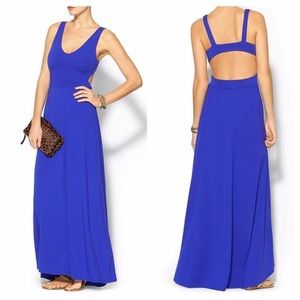 Bright Blue Maxi dress - Small